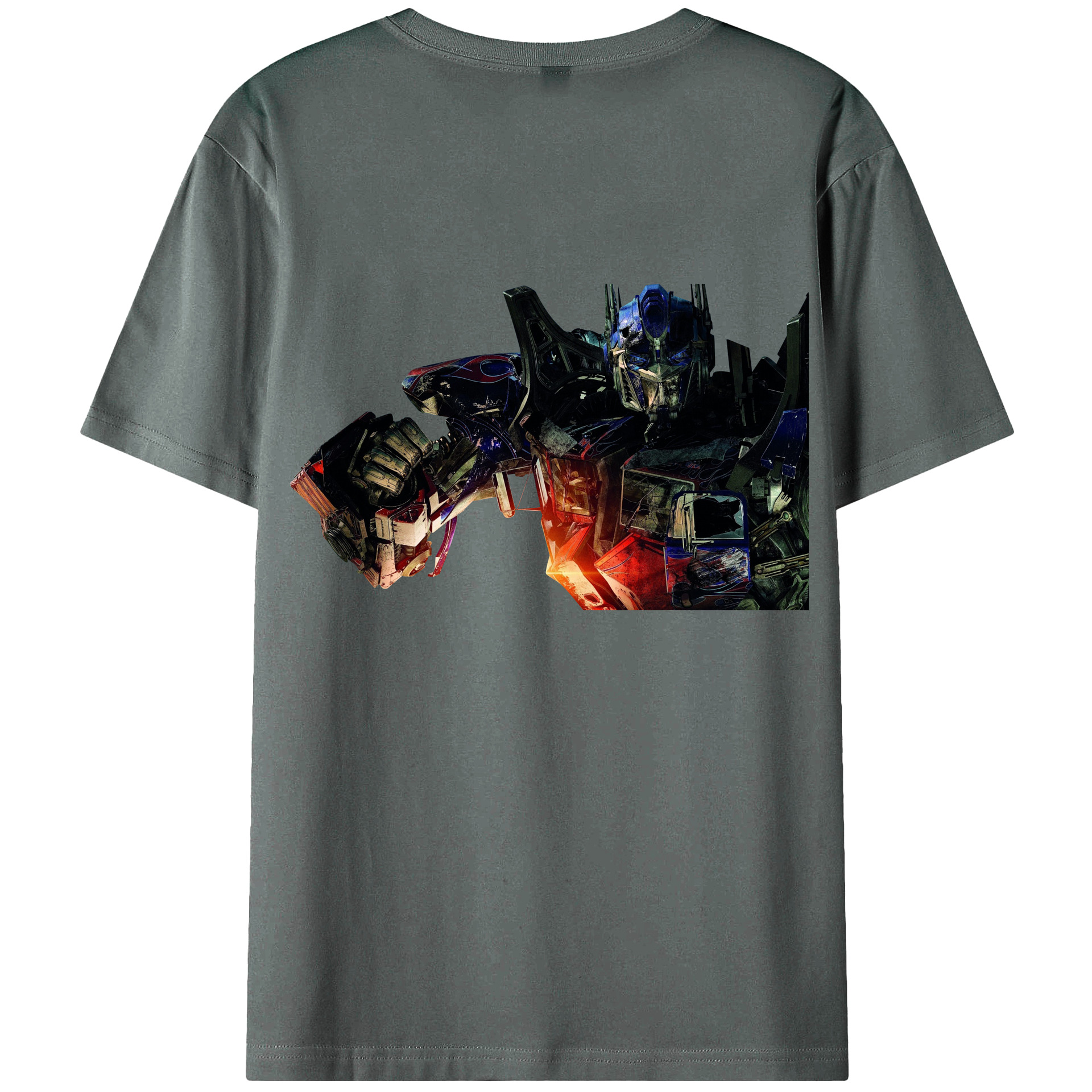 （画像用）  綿100％ メンズ半袖Tシャツ（バックプリント） 通気性